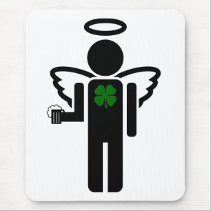 irish angel. mouse pad