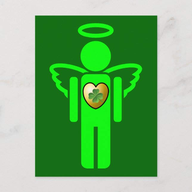 Irish Angel postcard (Front)