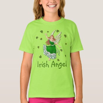 Irish Angel T-shirt by Spice at Zazzle