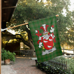  Irish Ash Coat of Arms Family Crest Ireland House Flag