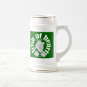 Irish at heart beer stein