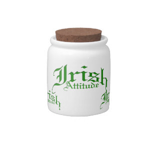 Irish Attitude Candy Jar