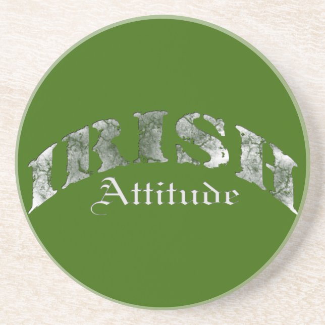 Irish Attitude Distress Coaster (Front)