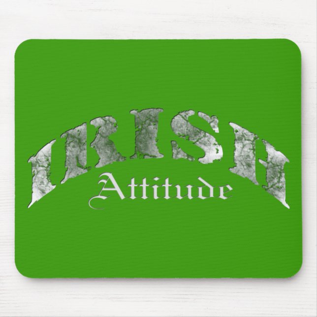 Irish Attitude Distress Mouse Pad (Front)