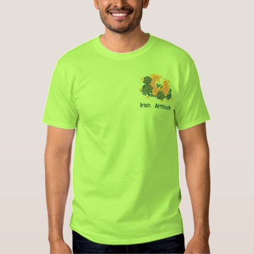 Irish Attitude Embroidered T_Shirt