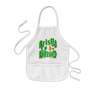 Irish aussie kids' apron