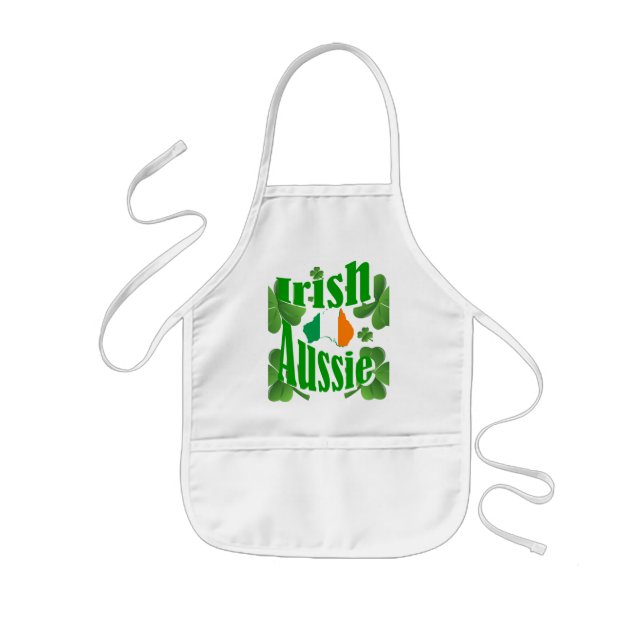 Irish aussie kids' apron (Front)