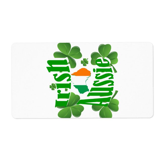 Irish aussie label (Front)