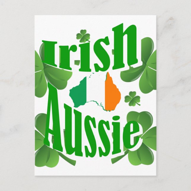 Irish aussie postcard (Front)