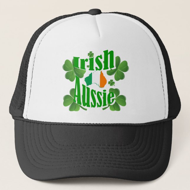 Irish aussie trucker hat (Front)