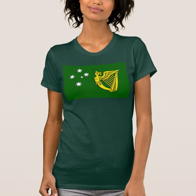 Irish Australia Flag T-Shirt (Front)