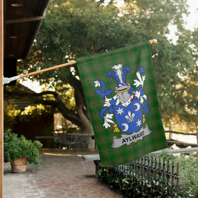  Irish Aylward Coat of Arms Family Crest Ireland House Flag (In SItu)