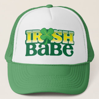 IRISH BABE! cute with a shamrock Trucker Hat