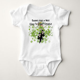 Irish Baby Leprechaun Blessing  Baby Bodysuit