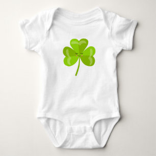 Irish Baby Lucky Shamrock St Patrick's Day Baby Bodysuit
