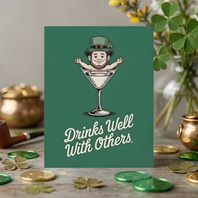Irish Bar Humor St Patricks Day Card (Creator Uploaded)