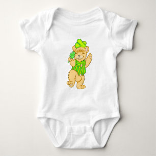 Irish Bear Baby Bodysuit
