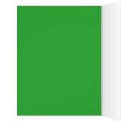 Irish Bear with Shamrock Giant Greeting Card (Inside (Left))
