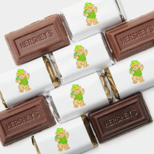Irish Bear with Shamrock Hershey's Miniatures