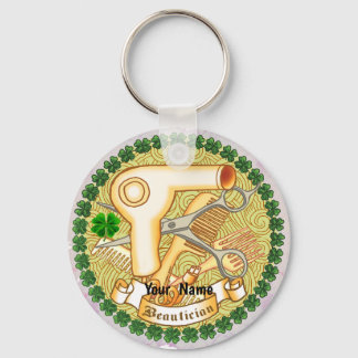 Irish Beautician keychain
