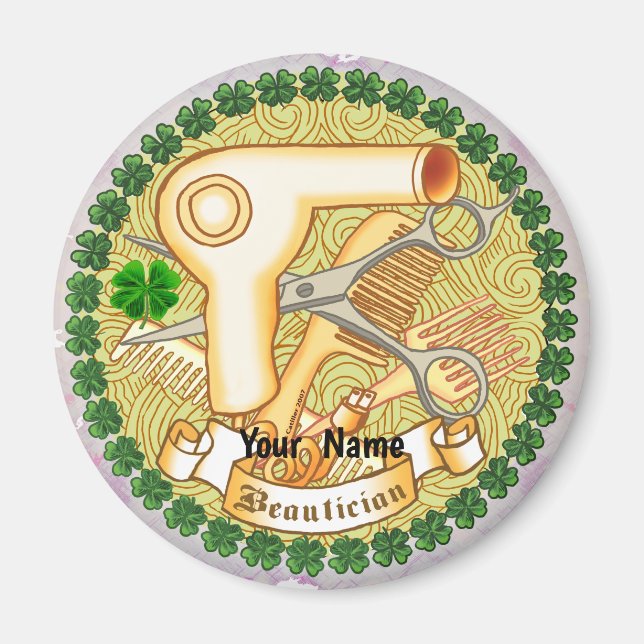 Irish Beautician magnet (Front)