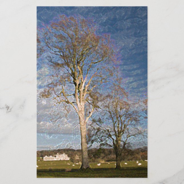 Irish Beech Trees Stationery (Front)