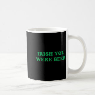Irish beer funny clovers stamp st patrick's day coffee mug