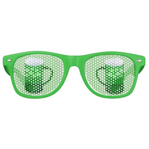 Irish Beer Goggles St Patricks Day Paddys Day Retro Sunglasses
