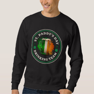 Irish Beer Ireland Flag St Patricks Day Drinking Sweatshirt