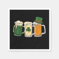 Irish Beer Ireland Flag St Patrick's Day Shamrock