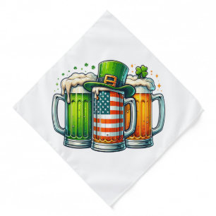 Irish Beer Ireland St Patricks Day Drinking Party Bandana