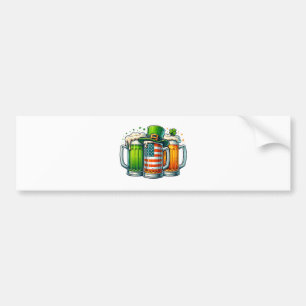 Irish Beer Ireland St Patricks Day Drinking Party Bumper Sticker