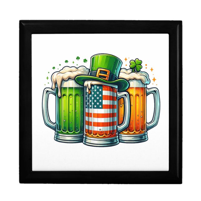 Irish Beer Ireland St Patricks Day Drinking Party Gift Box (Front)