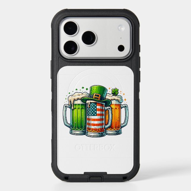 Irish Beer Ireland St Patricks Day Drinking Party Otterbox iPhone Case (Back)