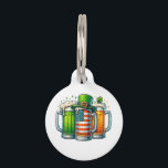 Irish Beer Ireland St Patricks Day Drinking Party Pet ID Tag<br><div class="desc">Irish Beer Ireland St Patricks Day Drinking Party</div>