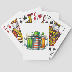 Irish Beer Ireland St Patricks Day Drinking Party Poker Cards
