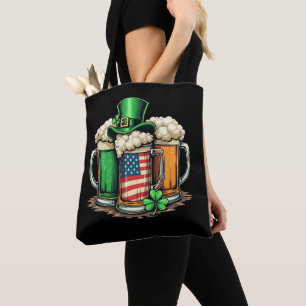 Irish Beer Ireland St Patricks Day Drinking Party Tote Bag