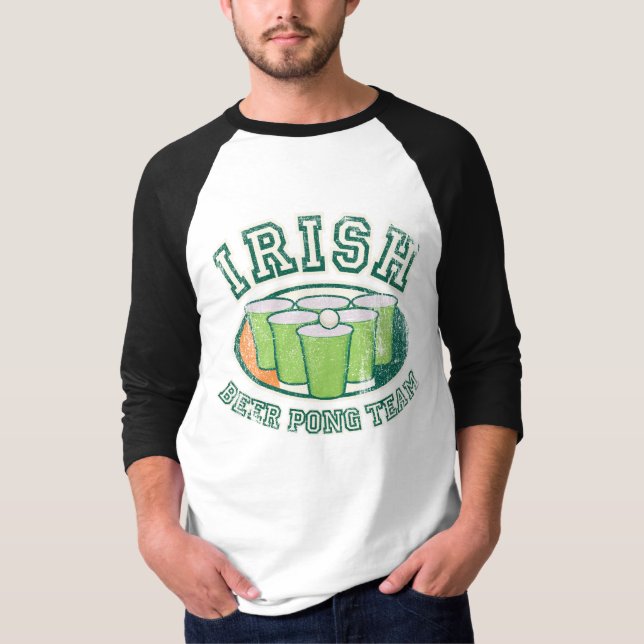 Irish Beer Pong Team T-Shirt (Front)