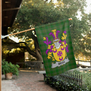  Irish Begg Coat of Arms Family Crest Ireland House Flag