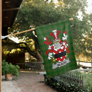  Irish Blacke Coat of Arms Family Crest Ireland House Flag