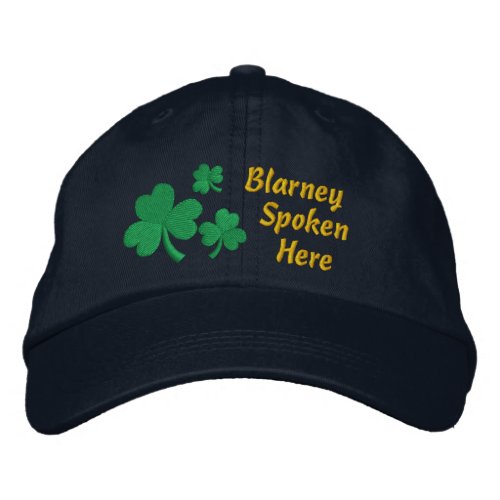 Irish Blarney Embroidered Baseball Cap