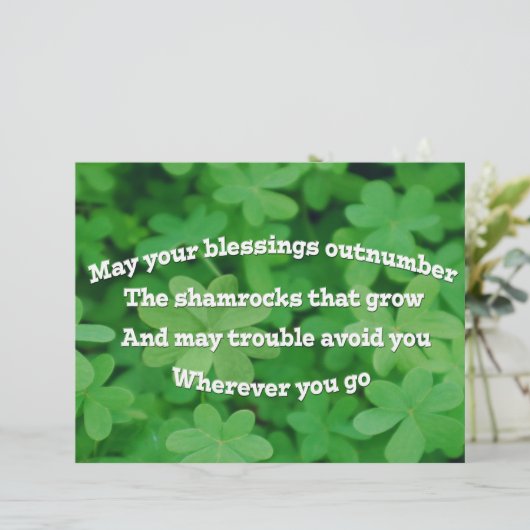 Irish Blessing (Standing Front)