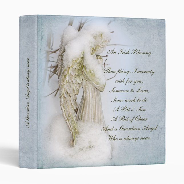 Irish Blessing 3 Ring Binder (Front/Spine)