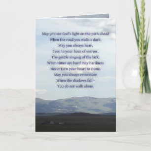 Irish Blessing 7a Card