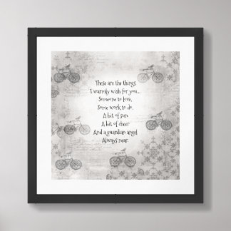 Irish Blessing Angel Someone to Love Some Work Framed Art