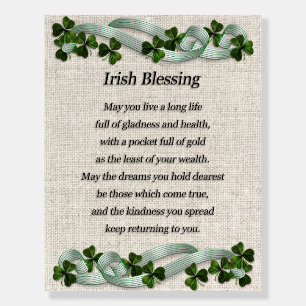 Irish Blessing Art Foam Board