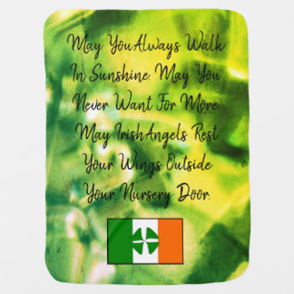 Irish Blessing Baby Blanket