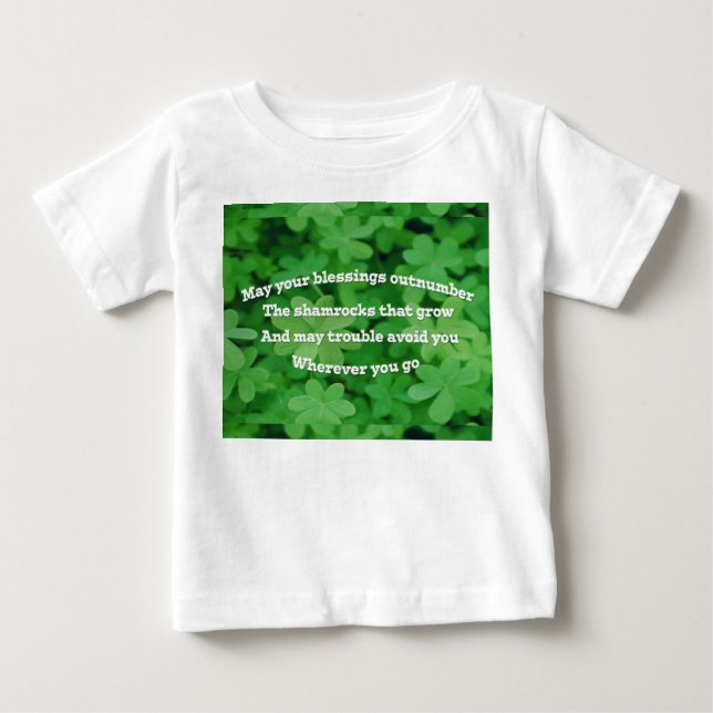 Irish Blessing Baby T-Shirt (Front)