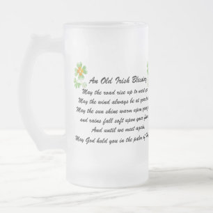Irish Blessing Beer Mug