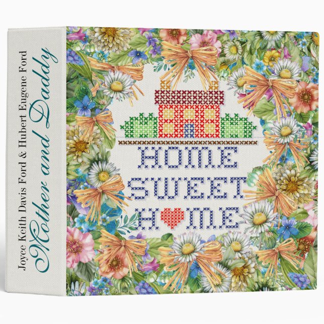 Irish Blessing Binder Notebook for My Parents (Front/Spine)